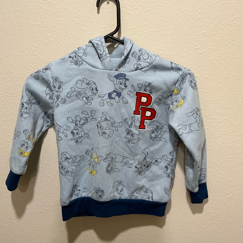 Nickelodeon Light Blue Character Hoodie with Red PP